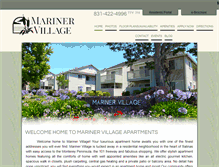 Tablet Screenshot of marinervillageapts.com